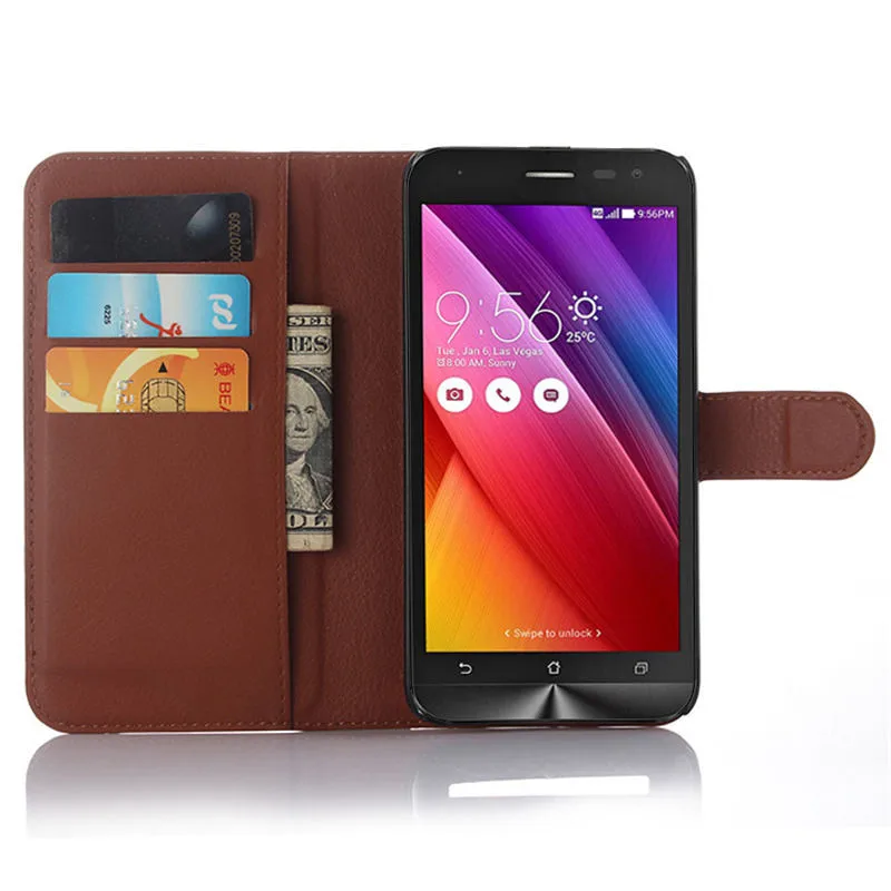 Для ASUS Z00RD Z00ED чехол Роскошный кошелек из искусственной кожи флип для телефона