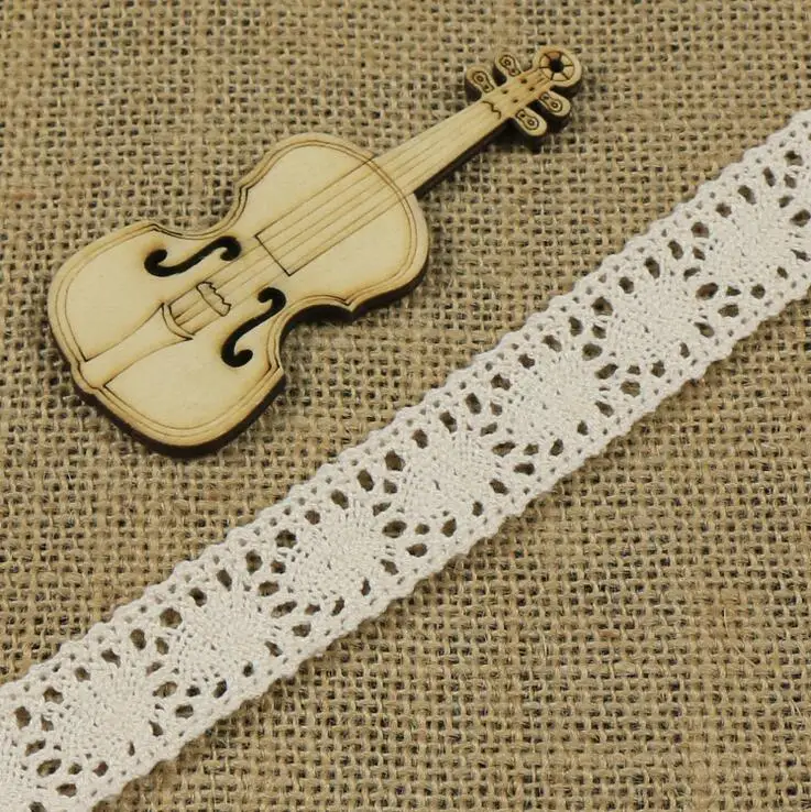 10 ярдов 1 ''широкая плетеная хлопковая кружевная отделка для шитья DIY
