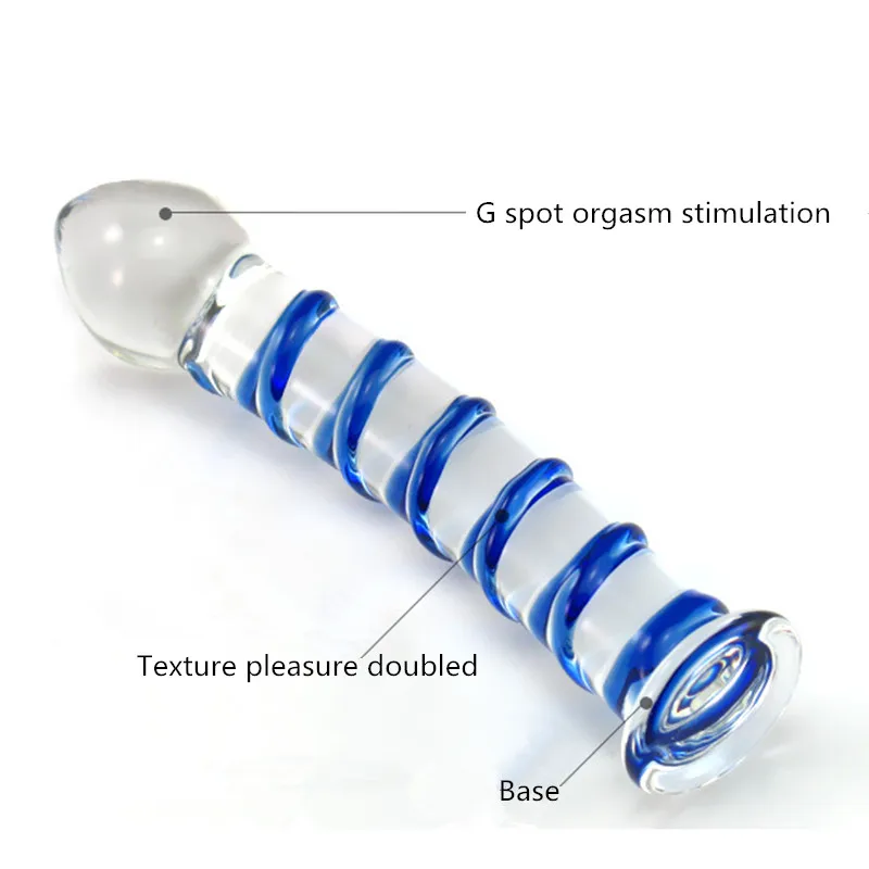Anal toy crystal glass dildo butt plug anal masturbation G point massage Sex Products toys for women men gay | Красота и здоровье