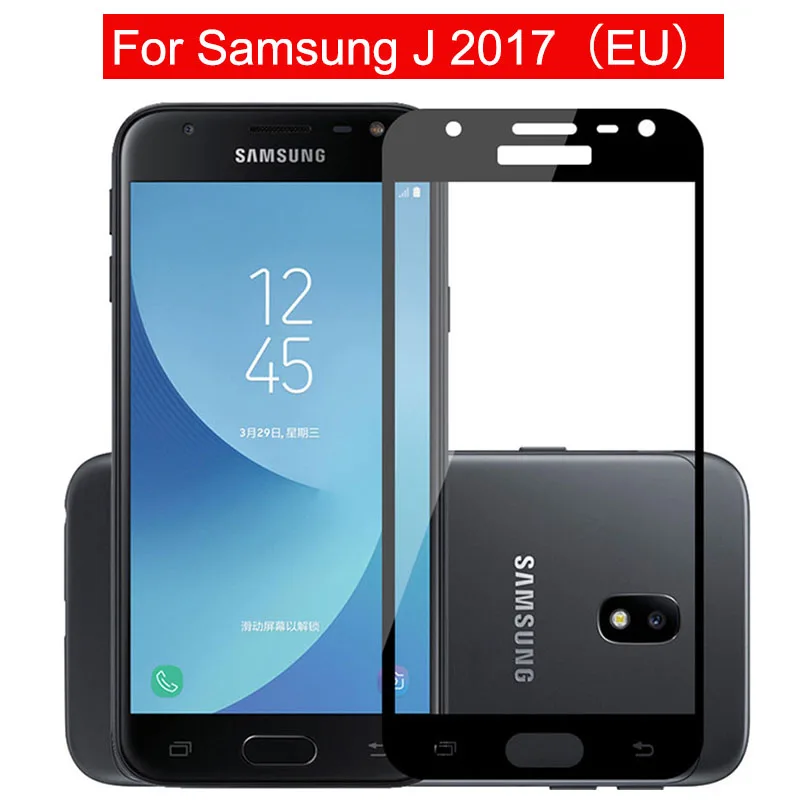 Закаленное стекло для Samsung J7 2017 J5 J3 J 3 5 7 Защитное экрана Galaxy J32017 J52017 J72017 EU
