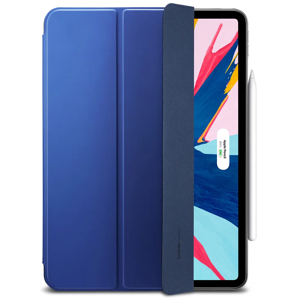 Магнитный умный чехол ESR для iPad Pro 11, чехол с тройной подставкой, Магнитный чехол с магнитным креплением, прорезиненное покрытие для iPad Pro11