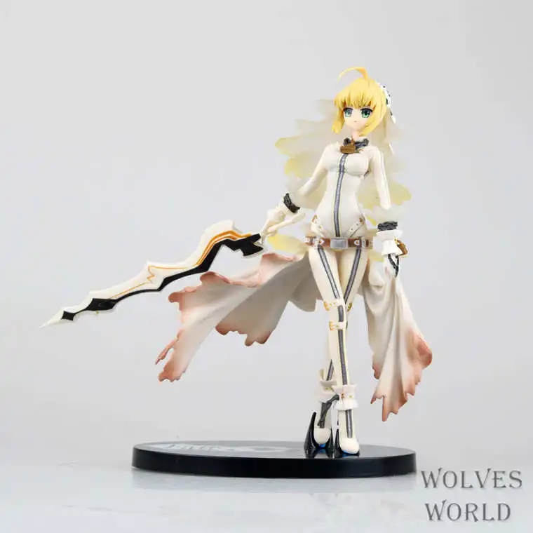 Huong Anime Fate Stay Night Fate/Extra 20CM Nero Saber PVC Action Figure Collectible Toy Model | Игрушки и хобби
