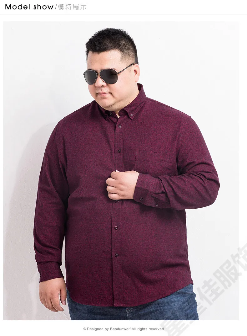 8XL 6XL 5XL 4XL новая хлопковая оксфордская рубашка мужская повседневная рубашка брендовая мужская Одежда Классический воротник Мандарин Camisas Masculina