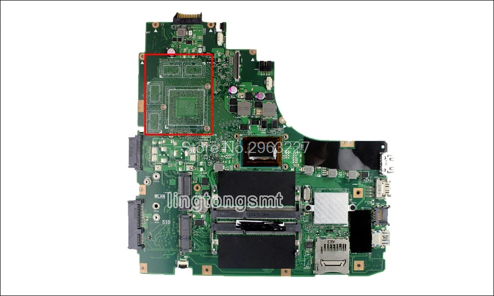 K46CA материнская плата cpu I7 для ASUS k46CB k46CM S46C A46C Материнская плата ноутбука K46CA материнская плата K46CA тест ОК