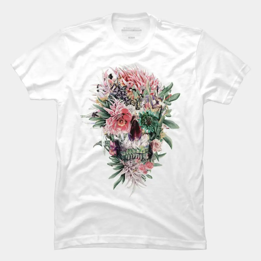 Для мужчин's футболка Веселая мне мужчин к Morii печать вуду розовато Красная с