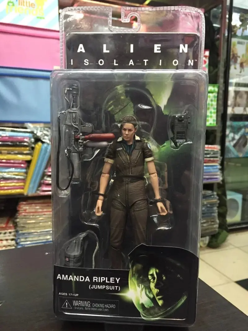 A Amanda Ripley Alien Isolation фигурка куклы Xenomorph Amanda Ripley ПВХ Фигурки коллекционные игрушки модель игрушки 18 см KT1780 - Цвет: A