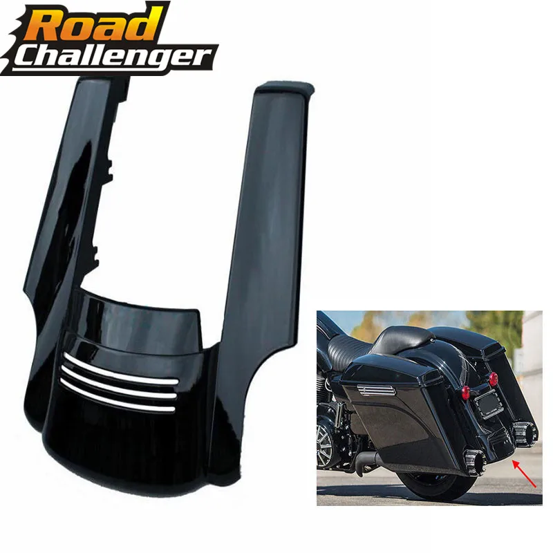 Мотоциклетный яркий черный растягивающийся задний фонарь для Harley Touring Street Road Glide