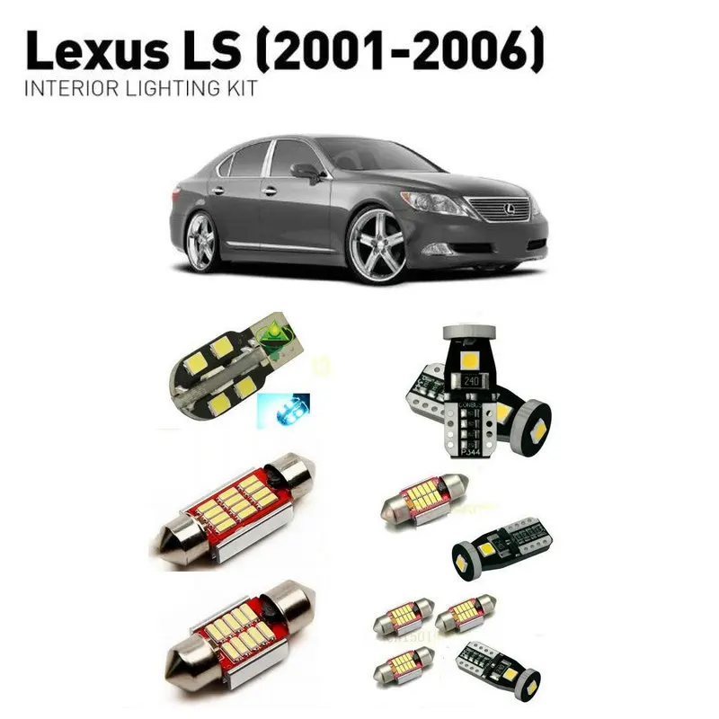

Led interior lights For Lexus Ls 2001-2006 21pc Led Lights For Cars lighting kit automotive bulbs Canbus
