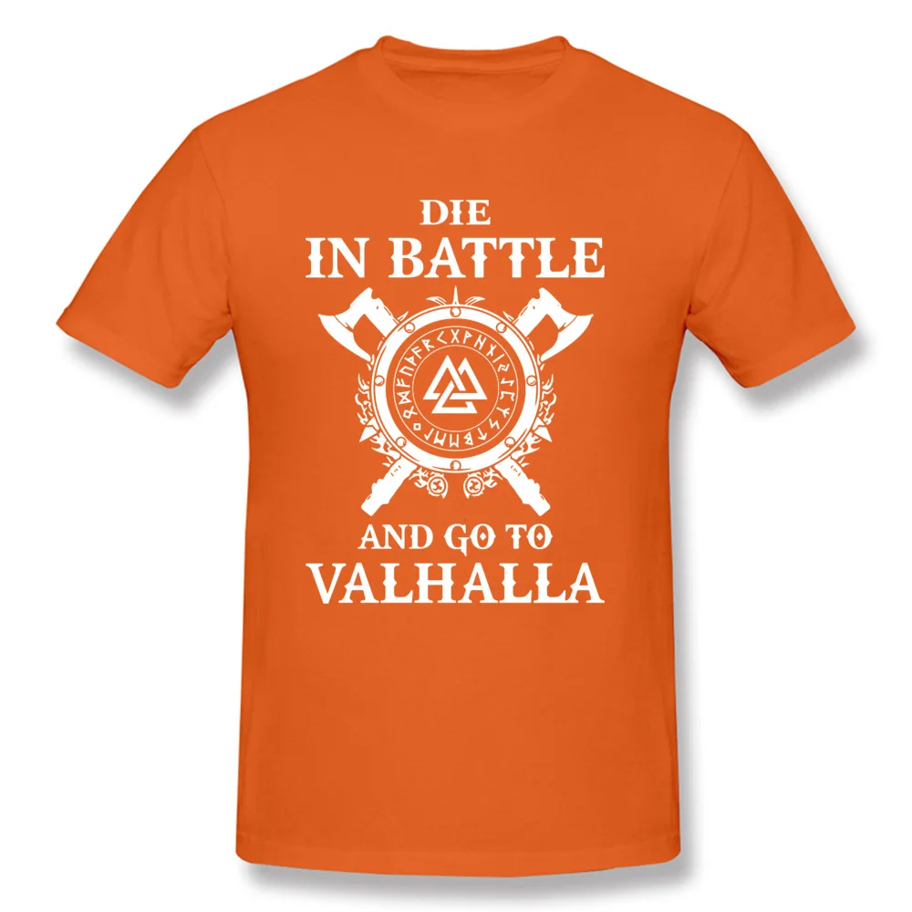 Хлопковая футболка для Для мужчин под давлением в бой идти вальгаллу Винтаж с