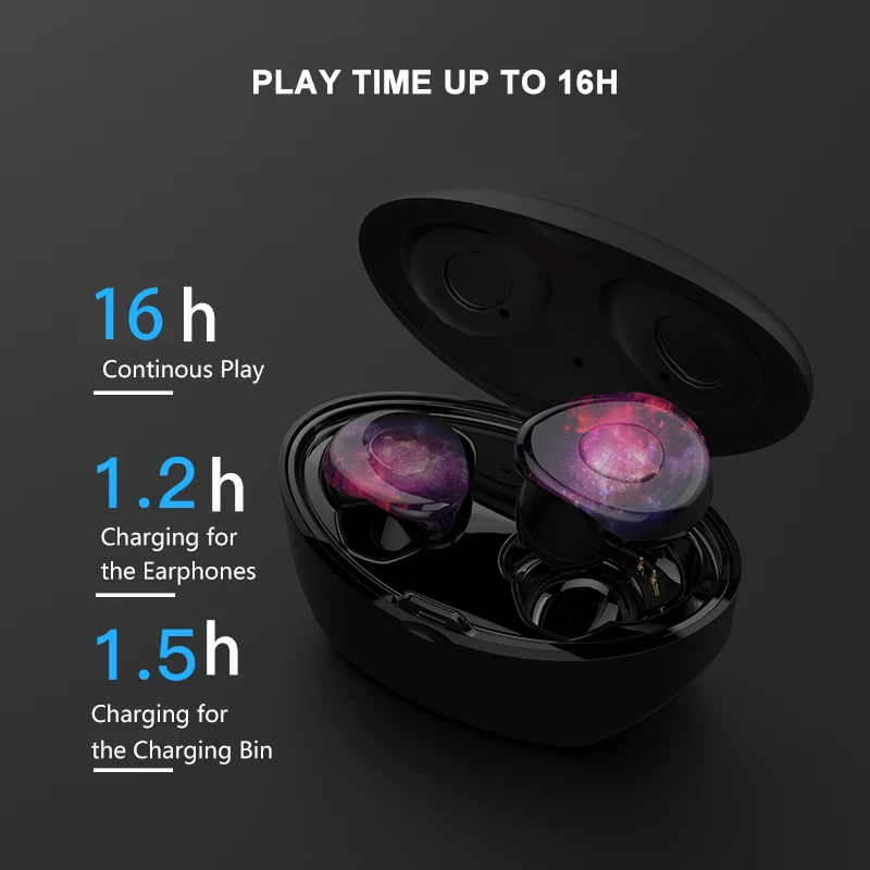 Беспроводные наушники 6D Stereo Bluetooth 5 0 TWS X1 водонепроницаемые вкладыши с