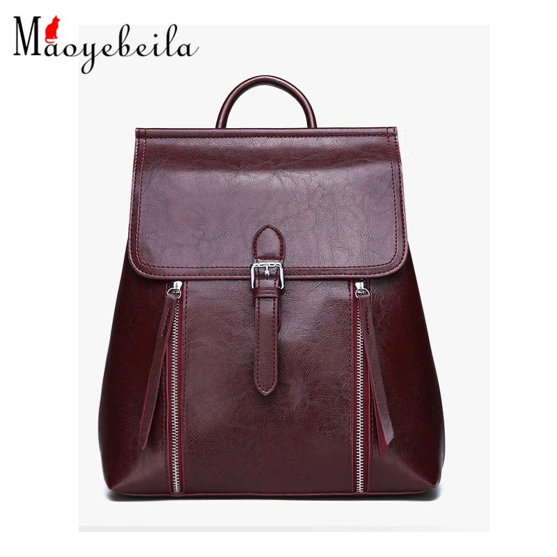 2019 Новый Винтажный школьный стиль легкий роскошный женский маленький рюкзак PU