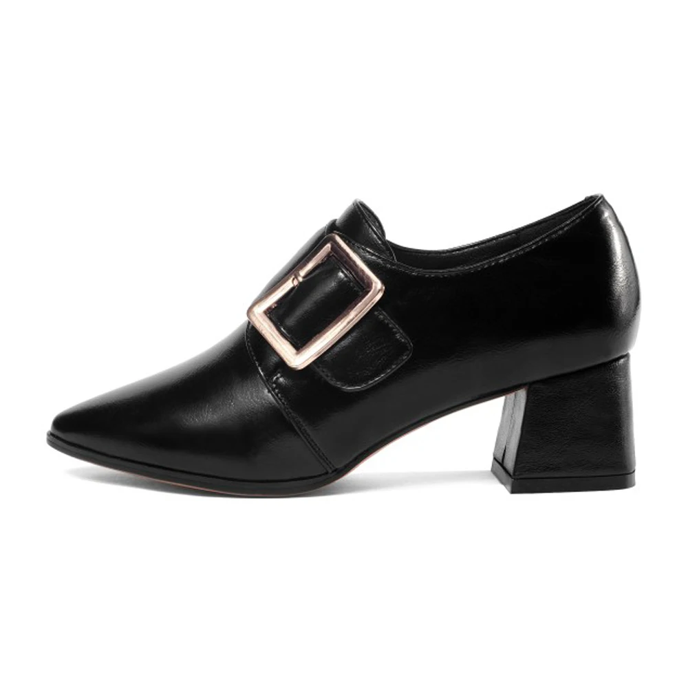 Туфли-лодочки женские на высоком каблуке из натуральной воловьей кожи | Обувь