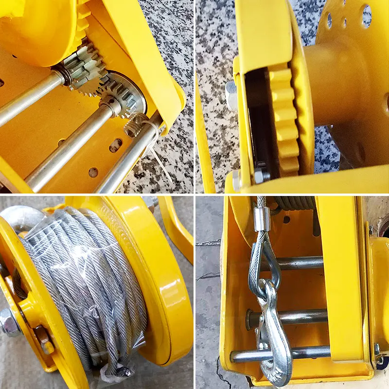 Ручной маленький подъемный подъемник двойное направление самоблокирующийся