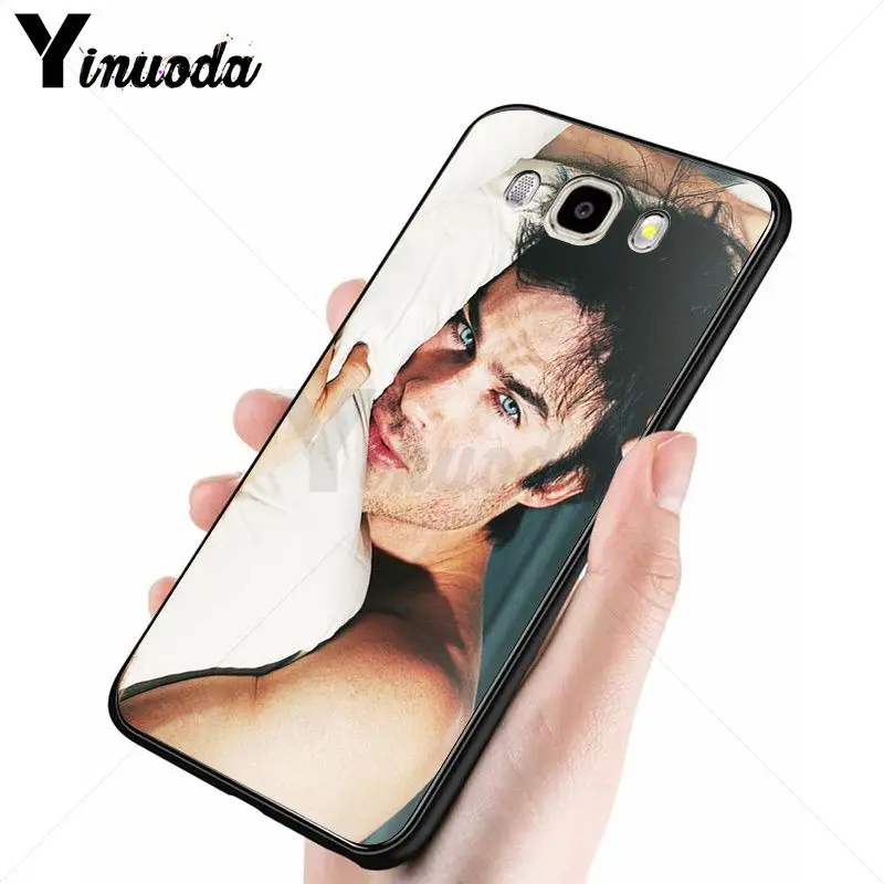 Yinuoda Дневники вампира мягкий силиконовый черный чехол для телефона Samsung Galaxy j6plus j7