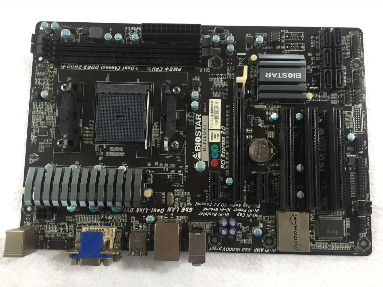 Б/у оригинал для BIOSTAR Hi Fi A58S2 FM2 + Поддержка платы 860K 7650K материнской AMD A55 100%