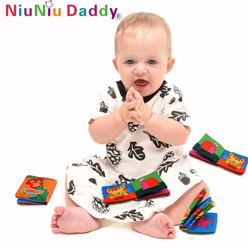 Niuniu Daddy 6 моделей детские игрушки книжки из мягкой ткани Монтессори Детские