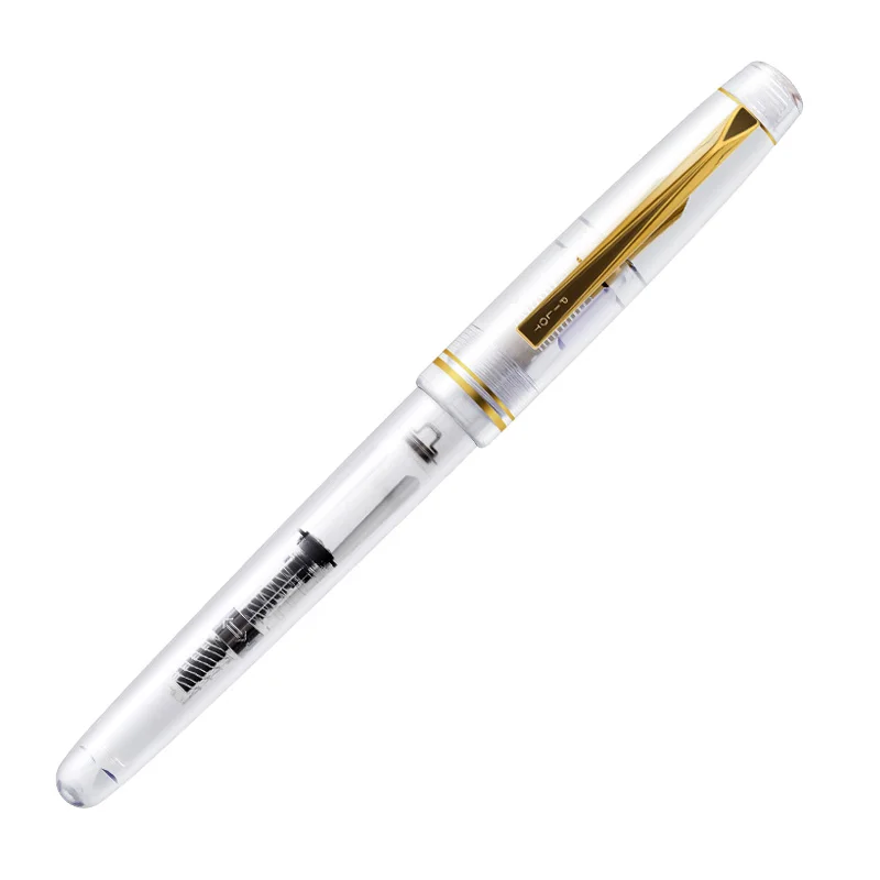 Перьевая ручка Pilot 78G 5 цветов EF F M B перо 22k Золотая оригинальная иридиевая перьевая ручка для письма каллиграфии маленький подарок - Цвет: transparent
