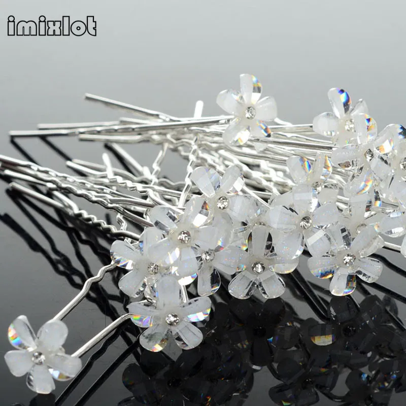 20 шт./партия заколки для волос в виде цветов|flower hair pin|fashion pinshair pins |