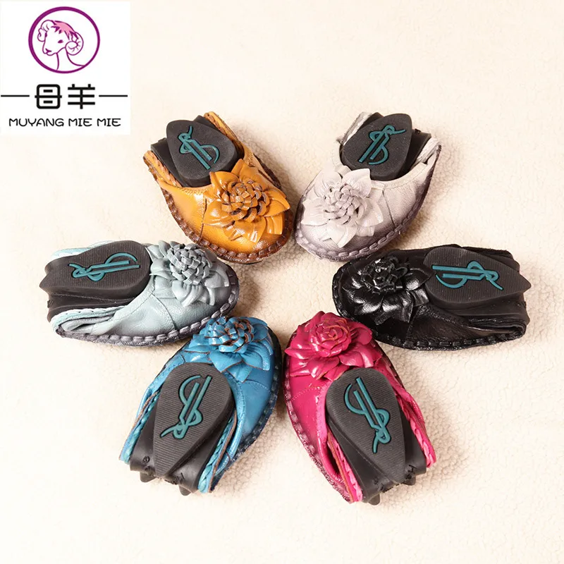 Женские лоферы из натуральной кожи на плоской подошве новинка 2017 года модная