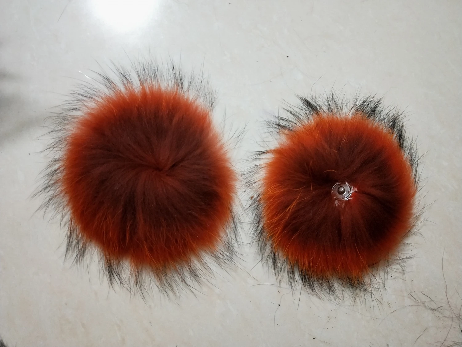 14-15 см самодельные помпоны из натурального меха енота для женщин и детей, шапочки-бини большого размера, помпоны из натурального меха для обуви, шапочки и сумки