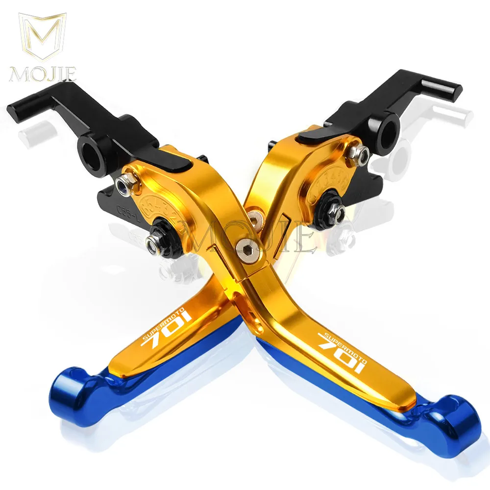 For Husqvarna 701 Supermoto 2017-2018 Motorcycles CNC Adjustable Folding Extendable Motor Brake Clutch Levers Set | Автомобили и