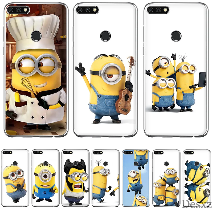 Чехол для телефона миньон мой Единорог Агнес Рождество Honor 6a 7X 7C 7A 9 10 Lite Pro 2GB 3GB 8X |