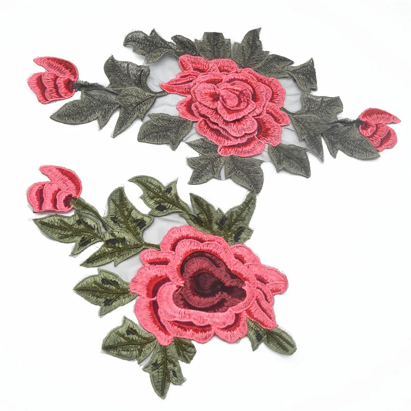 Вышитые венецианские Цветочные нашивки для одежды шитья | Дом и сад