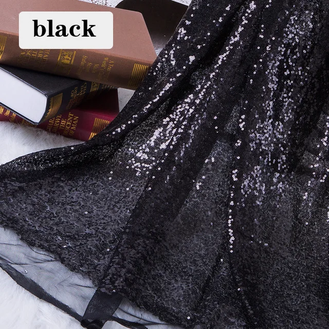 13 Ширина 130x50 см блестящая ткань с блестками, блестящая ткань для одежды, для сцены, вечерние, свадебные украшения DIV - Цвет: 13