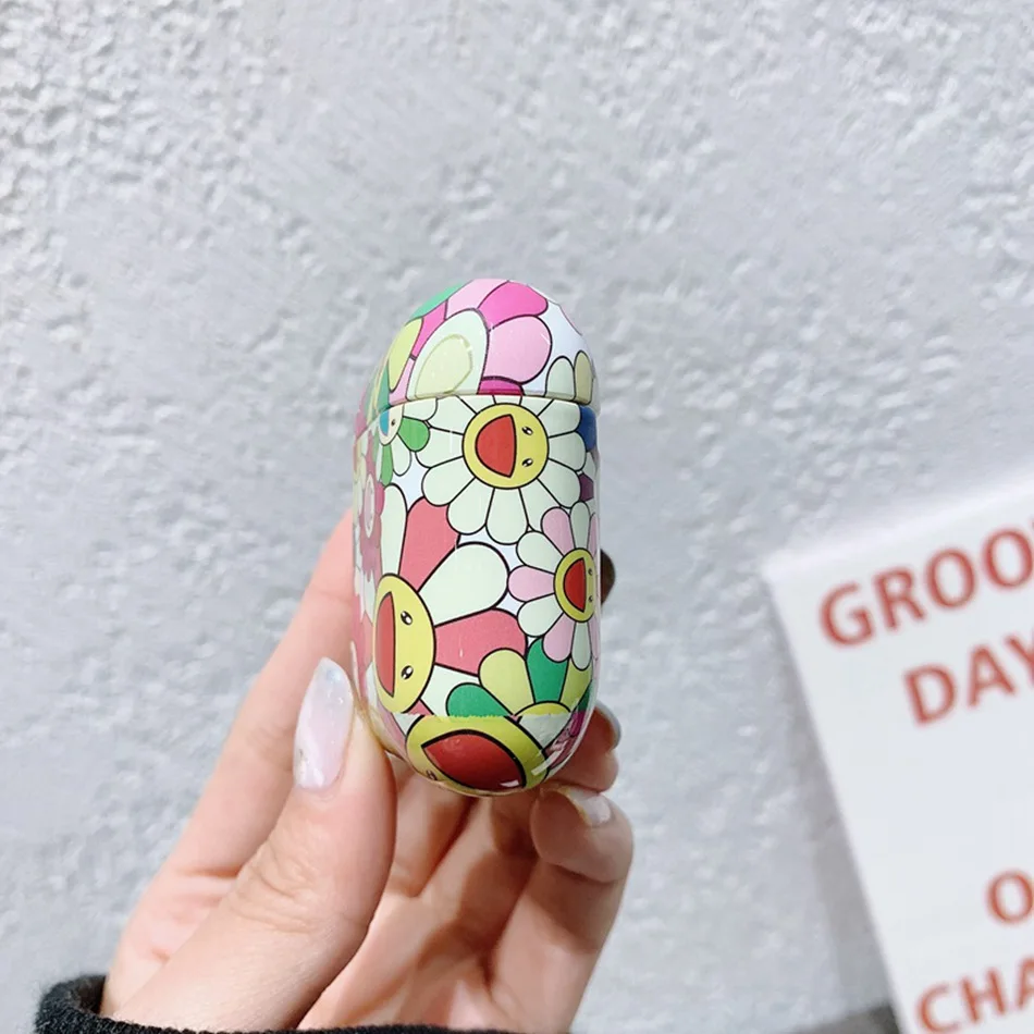 Чехол для наушников Airpods 2 чехол Роскошный авокадо мраморный чехол для наушников Защитный чехол для Apple Air Pods чехол аксессуары коробка