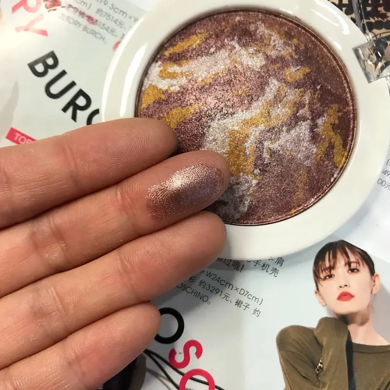 Мерцающие терракотовые Румяна для лица бронзатор Пудра Терракотовая Тени Для