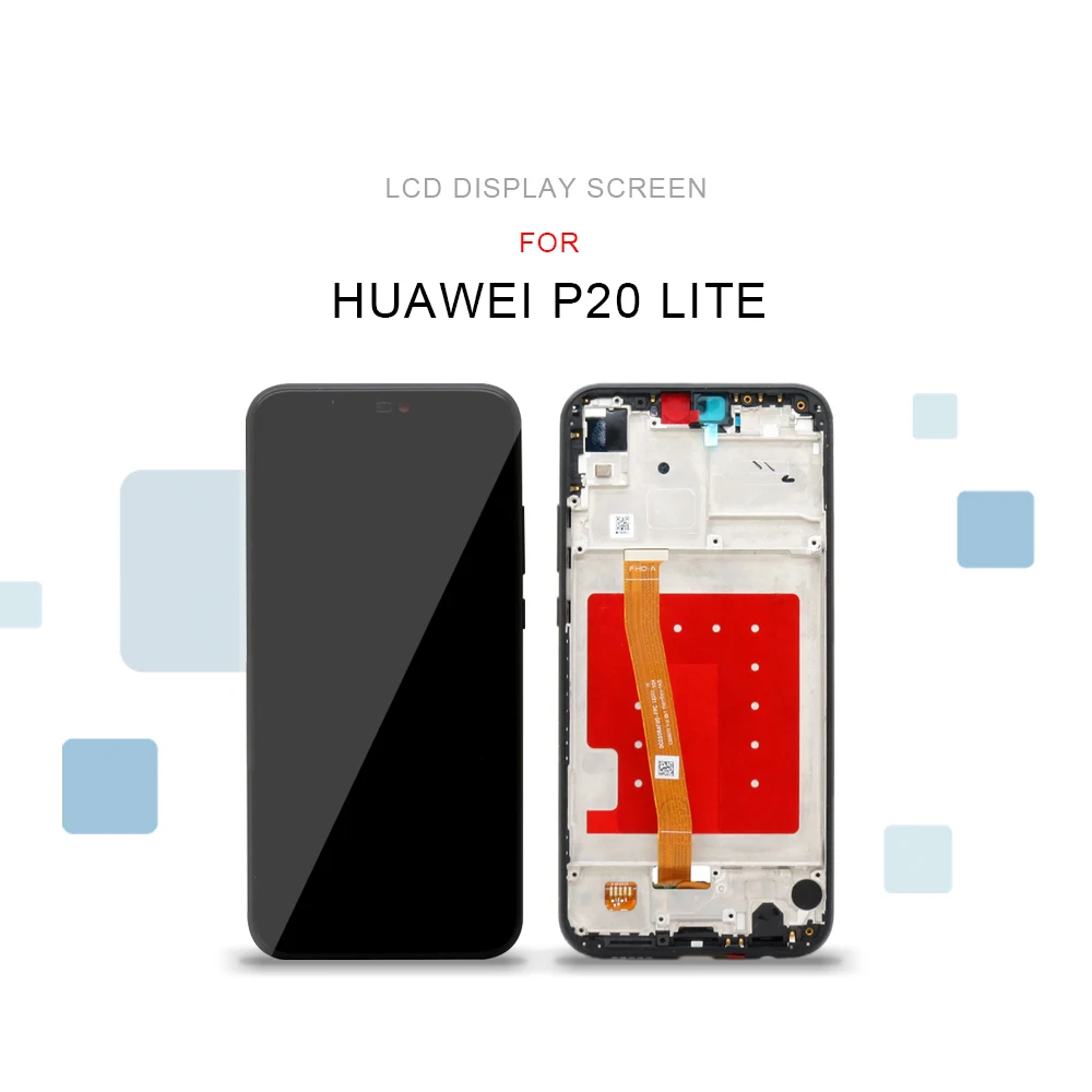 Для Huawei P20 Lite дисплей/экран/LCD дигитайзер Assmbley с рамкой для экран Замена ANE-LX1 ANE-LX3 |
