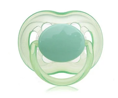 Avent пустышки без BPA Avent Ортодонтическая пустышка Avent Freeflow силиконовые пустышки 6-18 месяцев 2/упаковка - Цвет: Светло-желтый