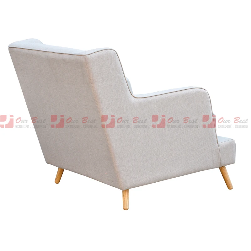 Olger Beth fabric sofa chair modern Armchair fashion cafe club |