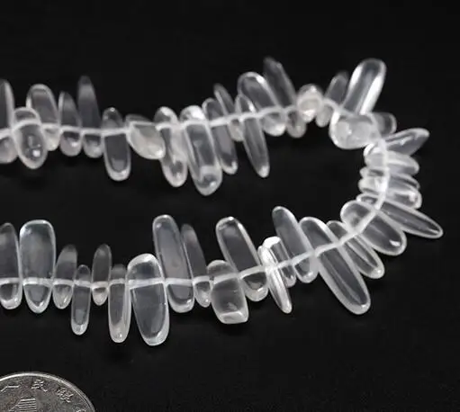 Античный кристалл кварц зуб кулон L15-23mm W5-8mm ожерелье Винтаж Волк Зуб Дракон Стразы кулон ожерелье ювелирные изделия - Цвет: COLOR6