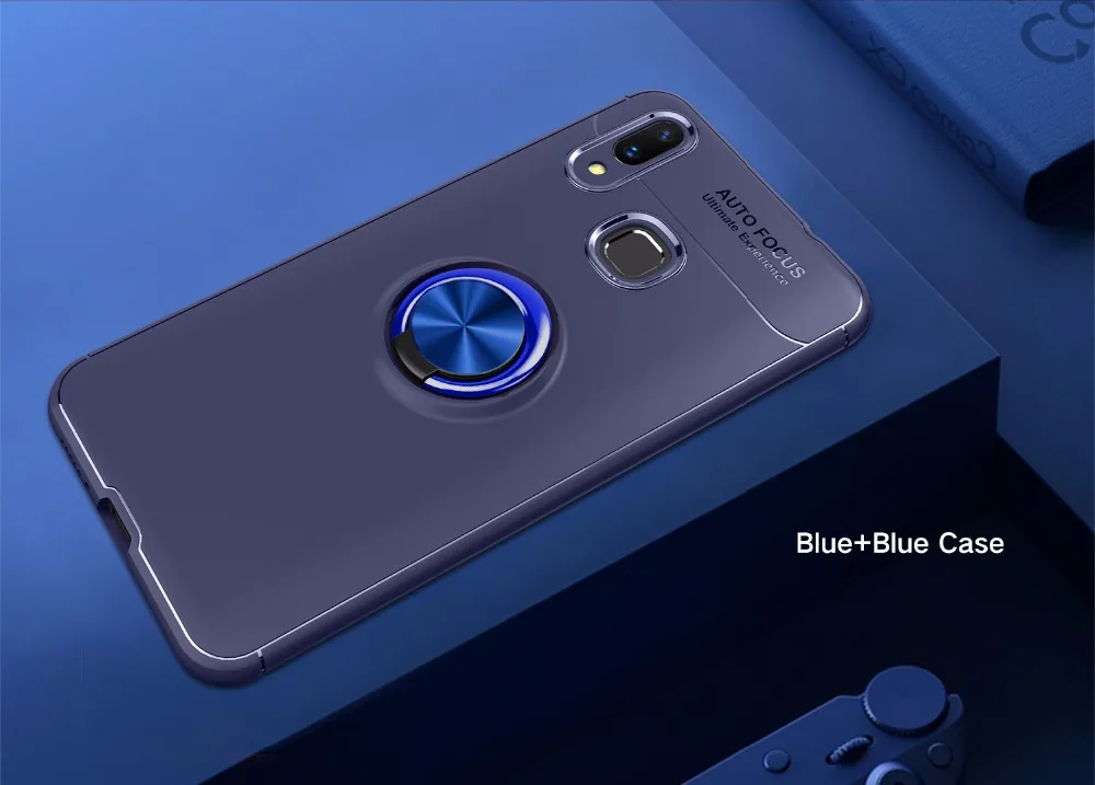 TPU Cover For Huawei Nova 3i 3 Case Productive Finger Ring Holder Matte Soft Silicone Stand P Smart Plus |