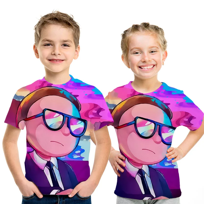 Мужская футболка с короткими рукавами Morty модная 3D принтом в стиле аниме Рик