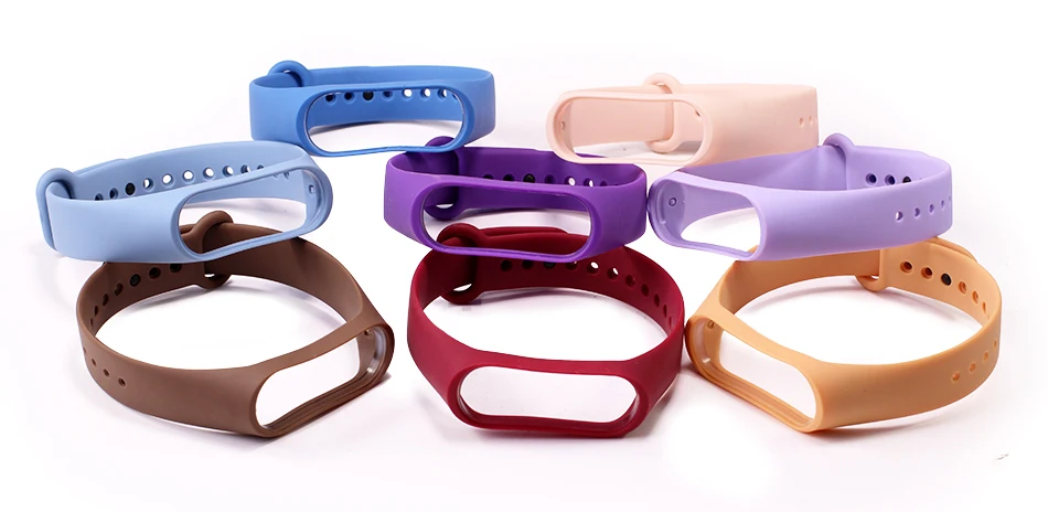 BOORUI mi band 4 ремешка модный новейший mi band 3 ремешок силиконовый водонепроницаемый ремешок Замена для xiaomi mi band 3 4 band