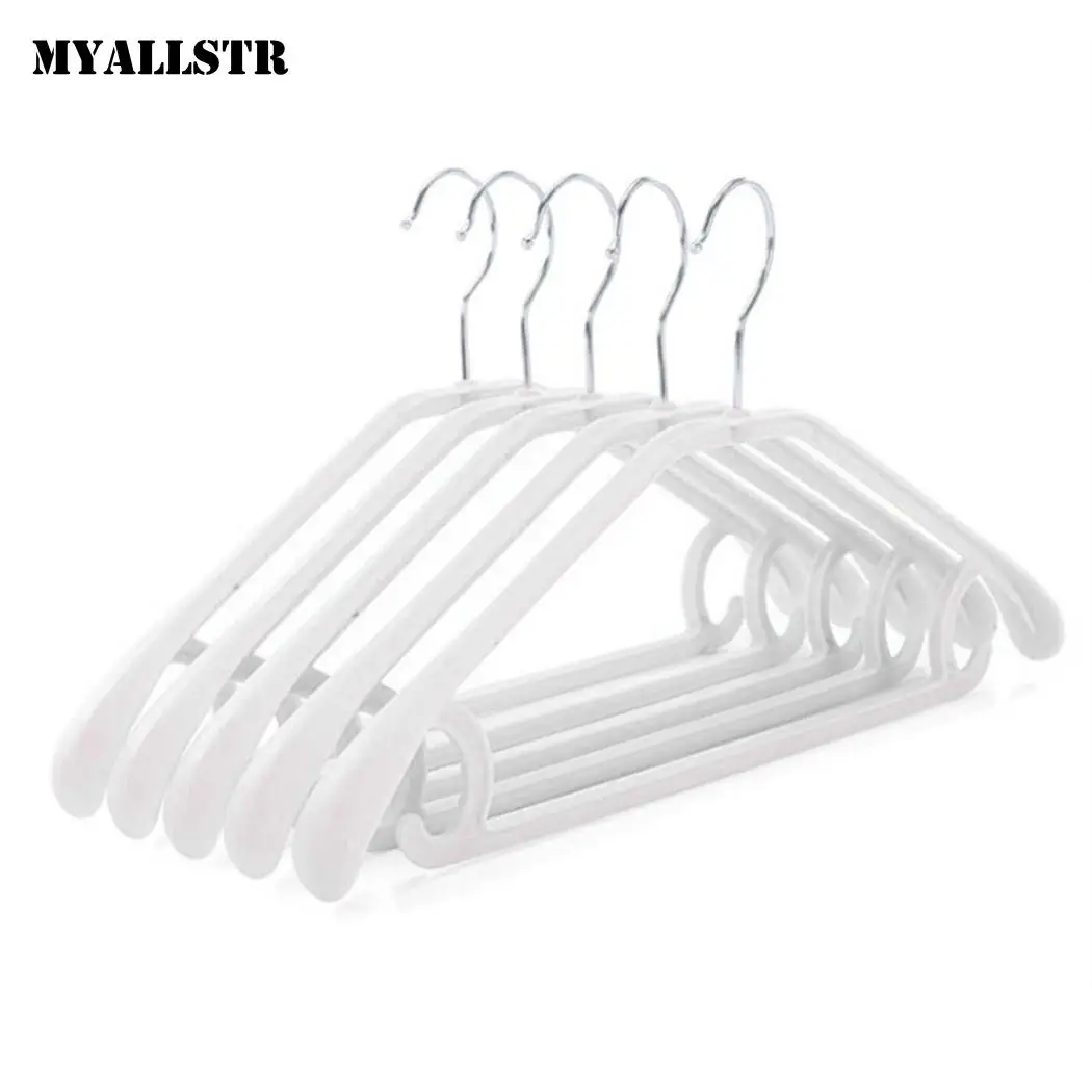 5 шт домашний шкаф пластиковый Экстра Широкий белый розовый серый синий плечики