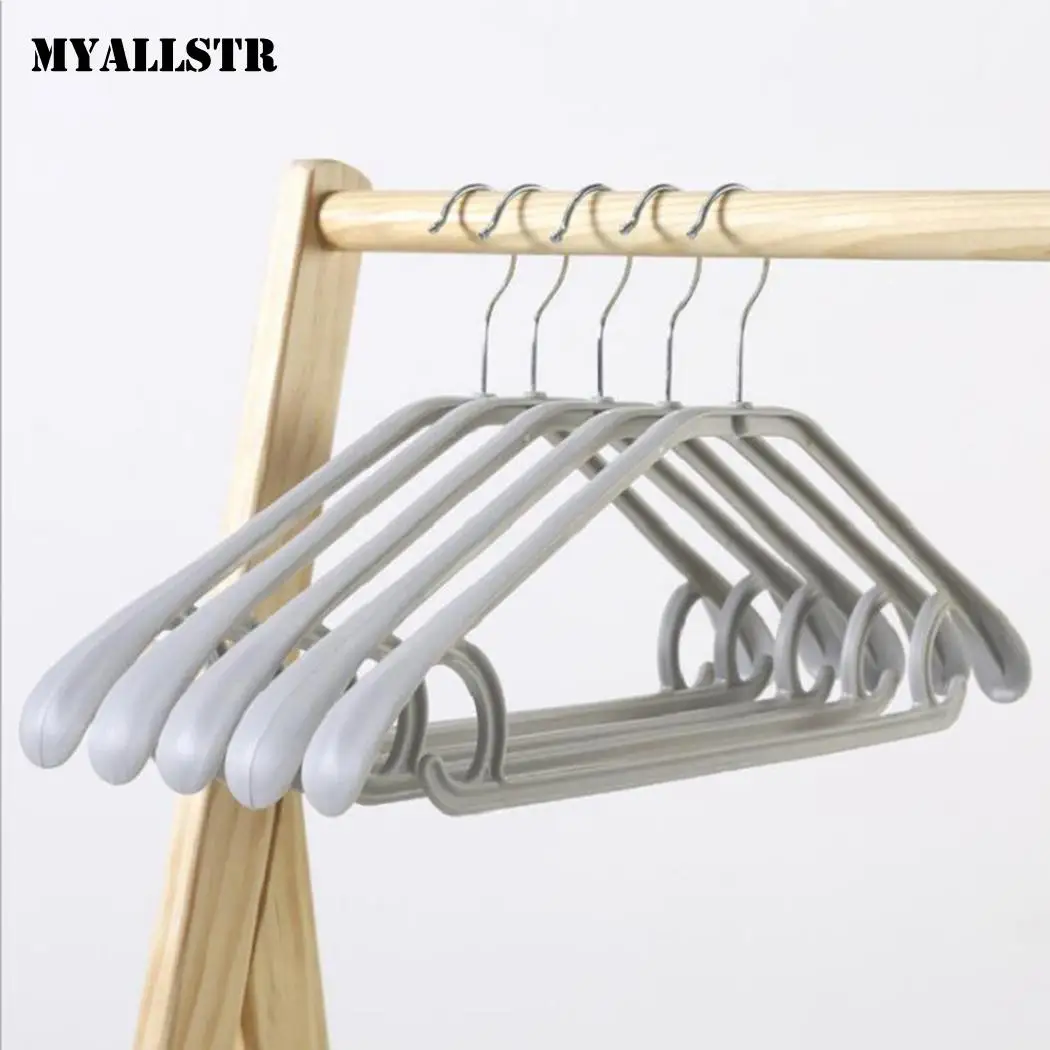 5 шт домашний шкаф пластиковый Экстра Широкий белый розовый серый синий плечики