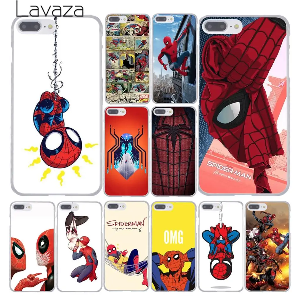 Жесткий чехол для телефона Lavaza Marvel Человек-паук комиксы для iPhone XR X XS 11 Pro Max 10 7 8 6 6S 5 5S SE 4 4S чехол
