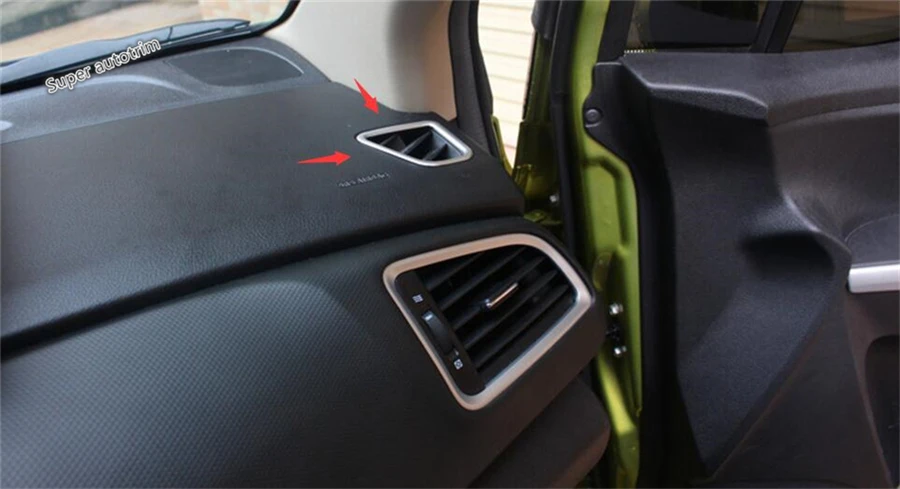 Чехол для кондиционера Lapetus 2 шт. подходит Suzuki Sx4 s cross 2014 2015 2016 АБС пластик