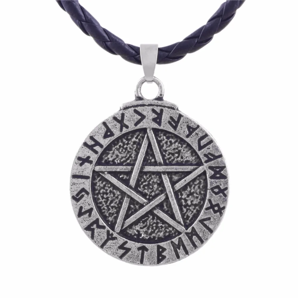 1 шт. дропшиппинг большой пентаграмма Пентакль Wiccan ювелирные изделия талисманы