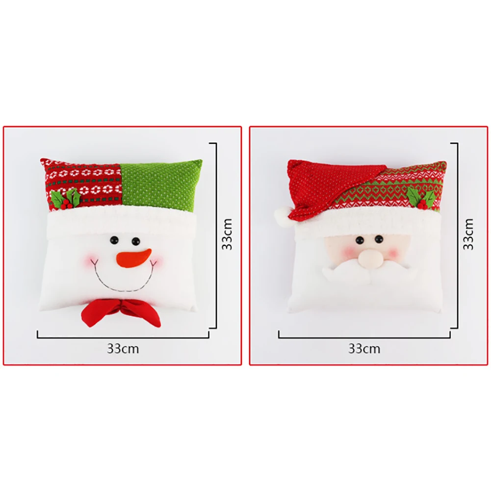 1 Pack Christmas Pillow Covers Merry Decorative Sofa Throw Case Cushion 13 X Inch Snowman | Дом и сад
