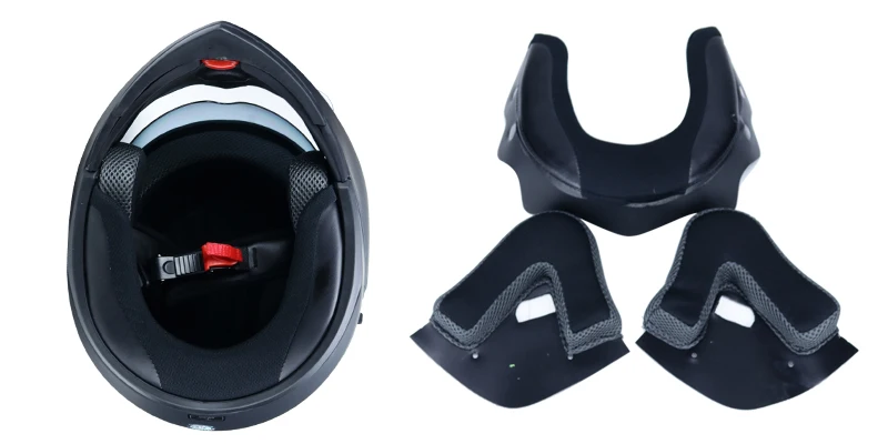 Модульный мотоциклетный шлем с откидным козырьком двойным солнцезащитным