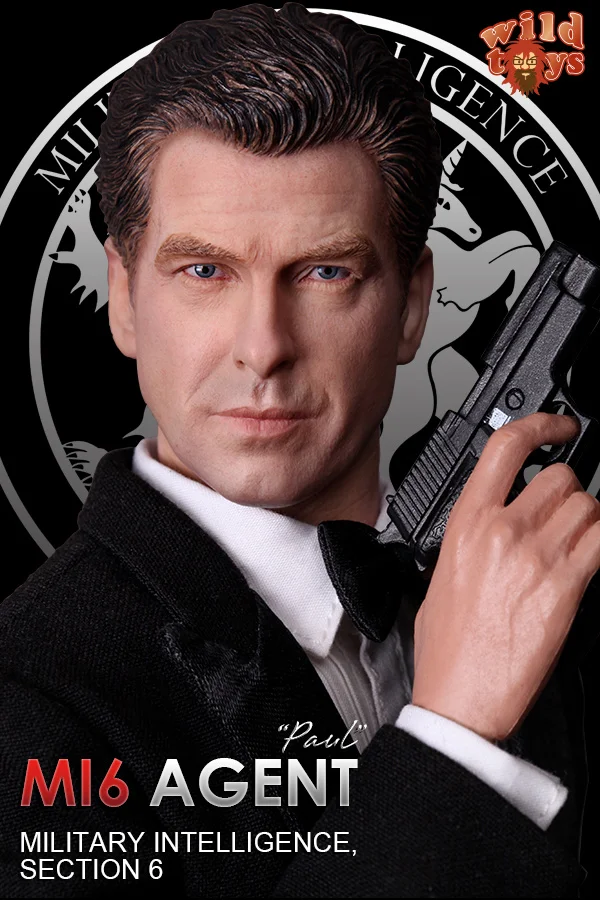 1/6 весы фигурка Коллекционная кукла 007 агента Джеймса Бонда Броснан 12 "фигурка