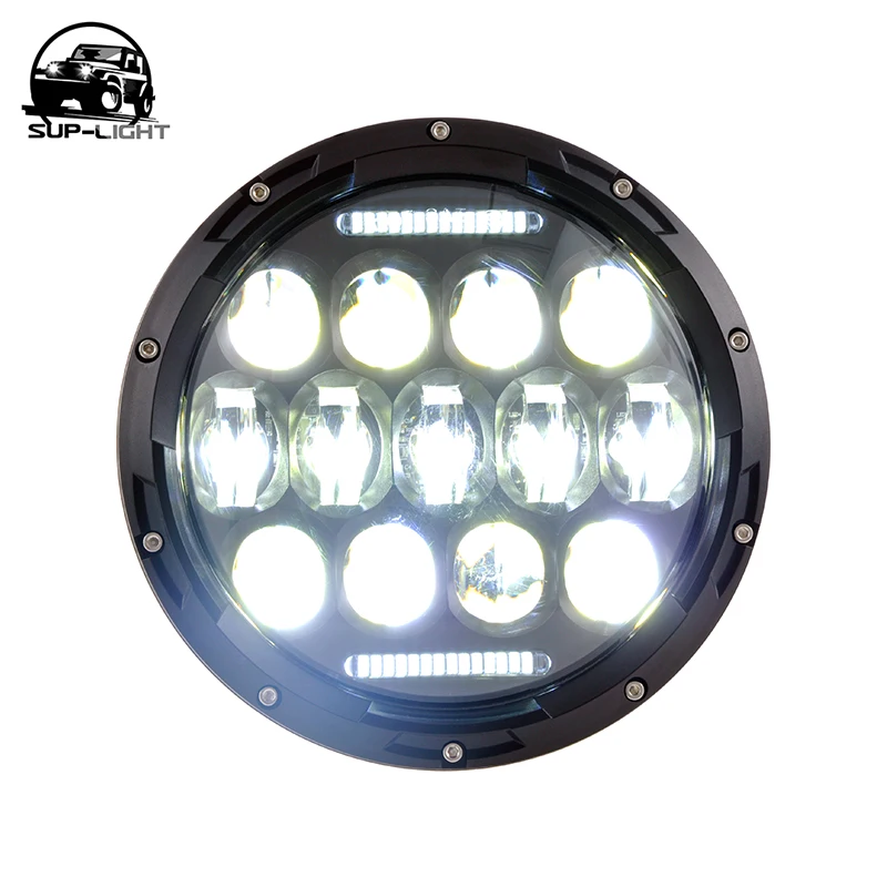 

Pair 7 inch Led Headlights H4 Hi/low With Angle Eye DRL Upgrade Light Kit for Jeep Wrangler Hummer Beetle Classic Headlamp