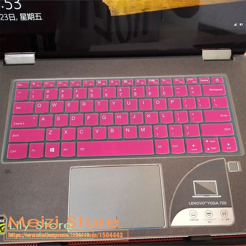 rose 14 дюймов ноутбук Кожа протектор для lenovo IdeaPad 330S-14IKB 330s-141кб 330 S 14IKB 14 крышка клавиатуры - Цвет: rose