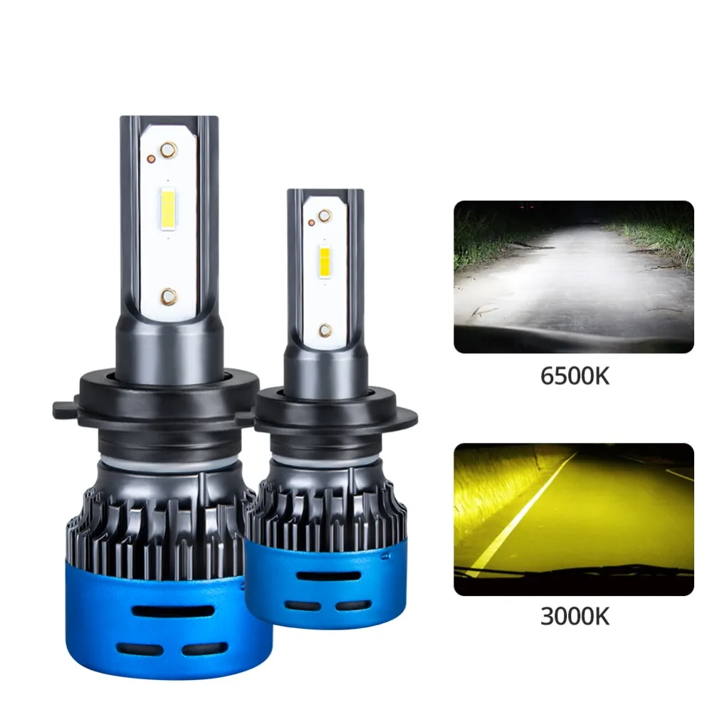 Avacom 2 шт. H4 светодиодный H7 лампы для фар H1 3000K Авто Мини 6000K 12V 24V 9005/HB3 9006/HB4 H11 H8