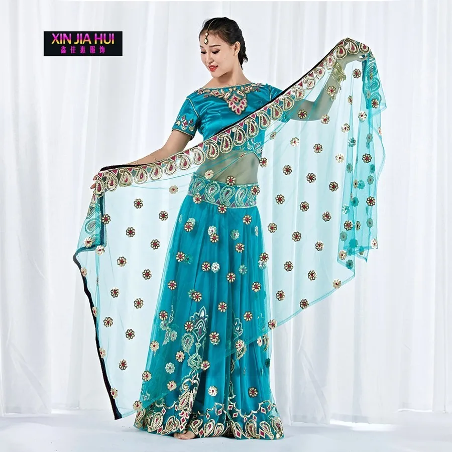 Танцующая девушка для индийского танца живота танцевальное сари Одежда взрослых