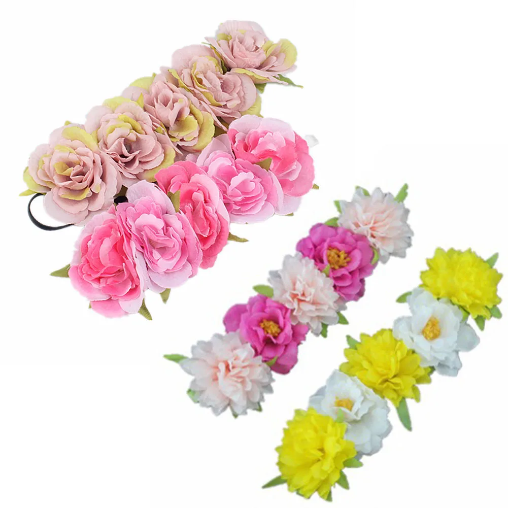 1 шт. Мода элегантный Для женщин Обувь для девочек невесты пять цветы Цветочные